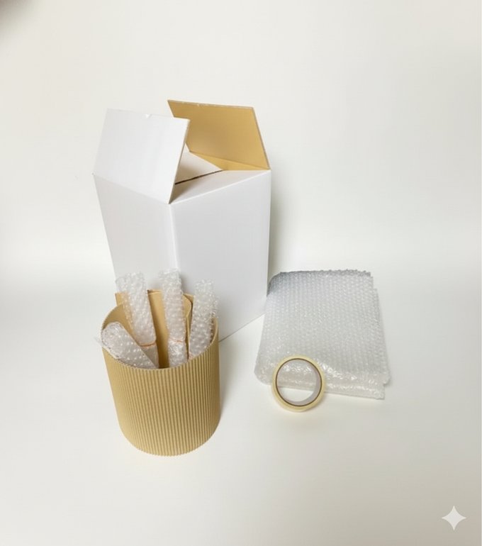 専用の郵送キットを受け取る
